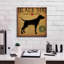 «Black Dog At Show No VT» par Ryan Fowler, estampe numérique sur toile-1116113072