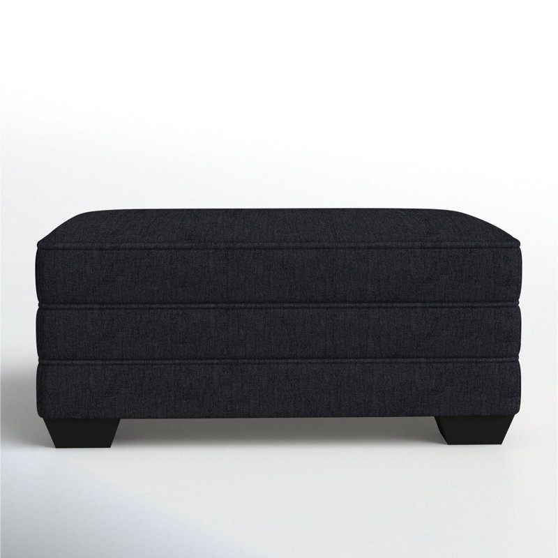 Repose-pieds Anastase, Bleu marine Entice, Espresso