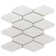 Stately Elongated Hex 12" x 12" Porcelain Marble Look Tile