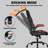 Inbox Zero Adjustable Reclining Ergonomic Faux Leather Swiveling PC & Racing Game Chair-76274270