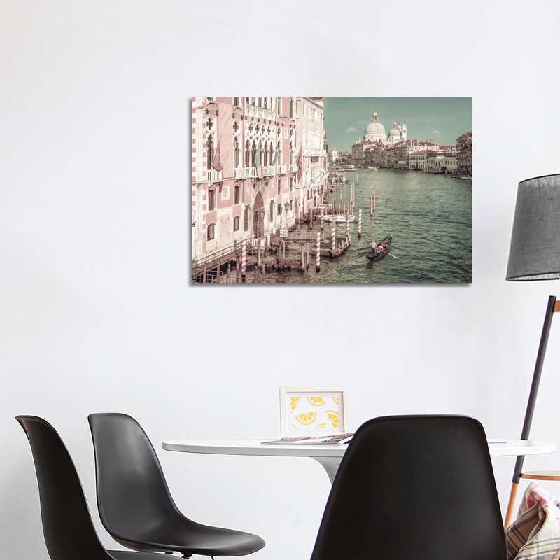 Venice Canal Grande And Santa Maria Della Salute by Melanie Viola - Wrapped Canvas Print, 101.6 cm H x 66.04 cm W x 1.91 cm D