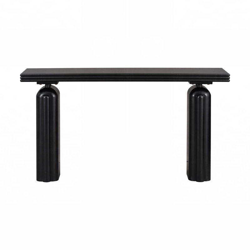 Chic, Elegant and Luxurious Acacia Veneer Console Table for Entryway, Hallway, Living Room, Foyer, Corridor