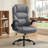 Ergonomic Executive Chair with Flip-up Armrests-1987906334