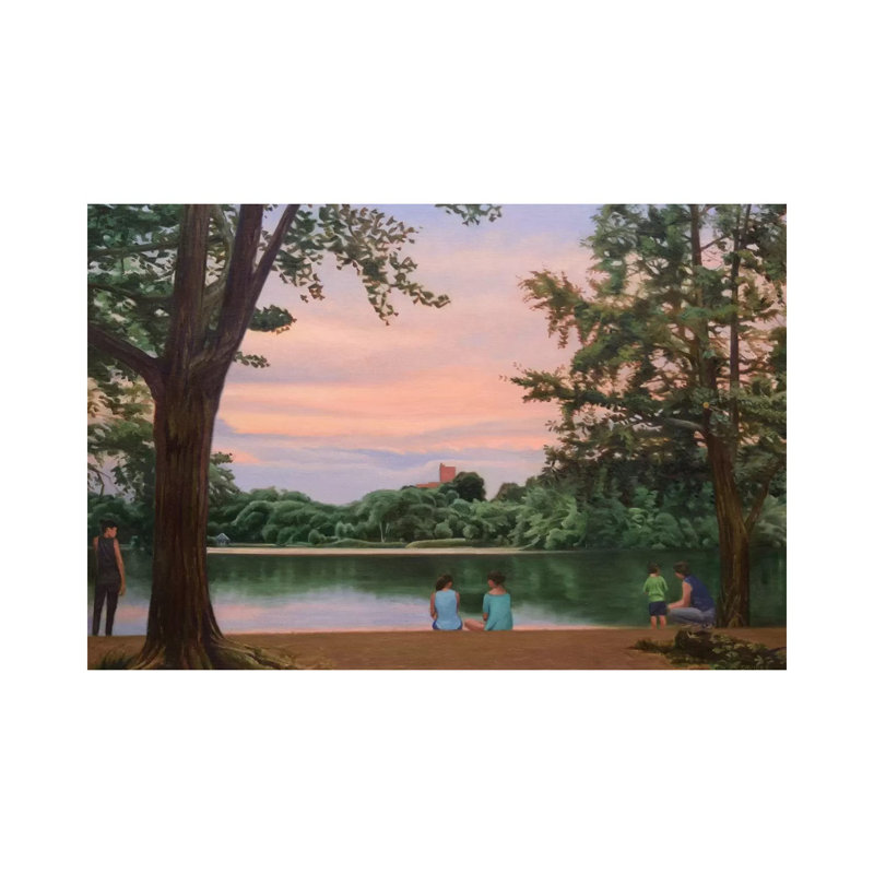 Prospect Park Lake by Nick Savides - Wrapped Canvas Painting, 66.04 cm H x 45.72 cm W