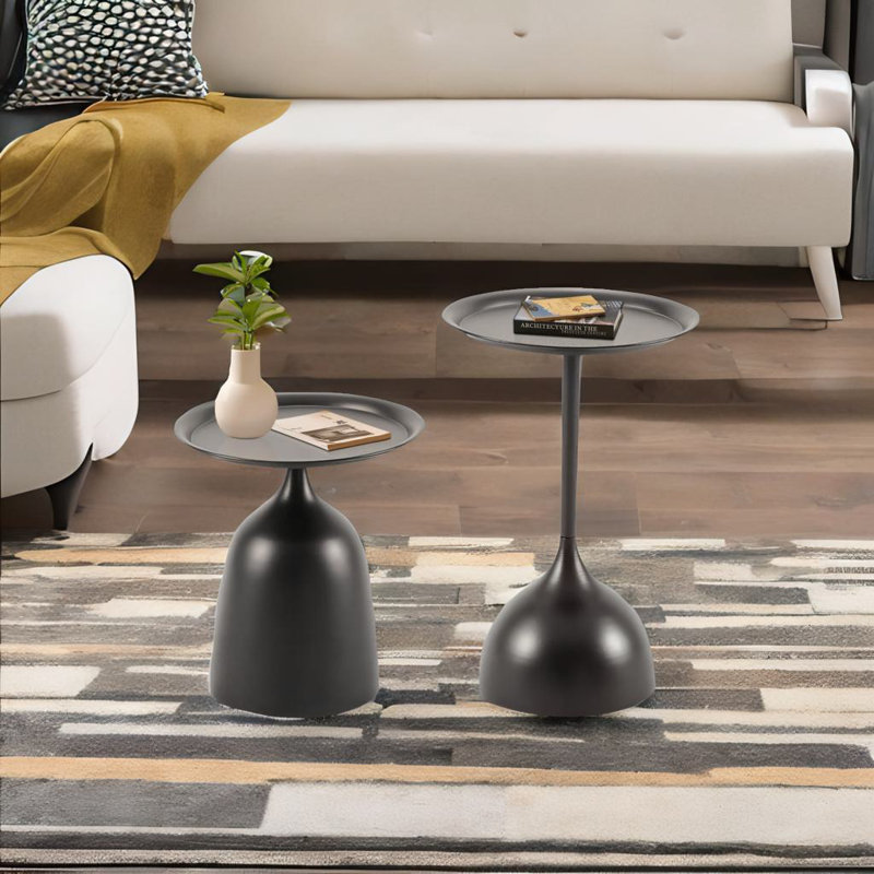 Side Table Set, Black