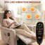 HOMCOM Massage Recliner Armchair Swivel Rocking Recliner Chair-278717880