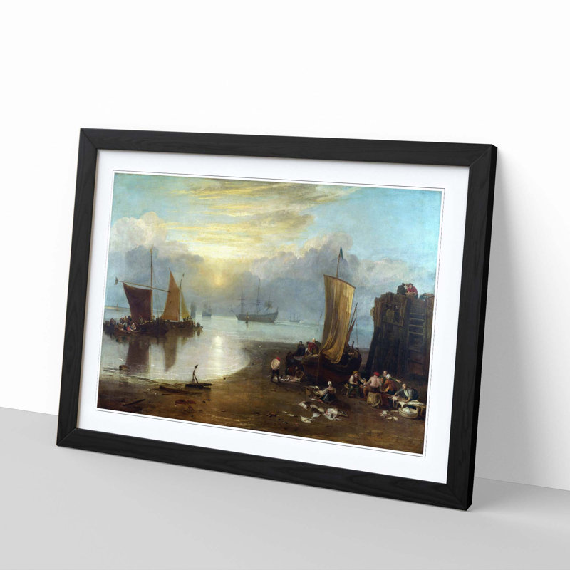 J.M.W. Turner - Single Picture Frame Painting, Black