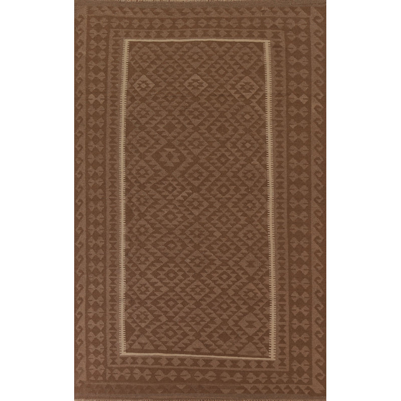 Reversible Wool Kilim Oriental Area Rug 7x10