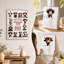 Calendrier mural surprise 2027 avec vache, style vintage, idéal pour décorer la maison ou le bureau.