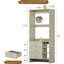 Système d'organisation l 30 po avec tiroirs en bois-2006751288