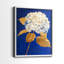 «FLORAL Series Lxxxi» - reproduction encadrée de qualité supérieure - prête à être accrochée - aucun clou requis - aucun clou requis-1660979475-1660979474
