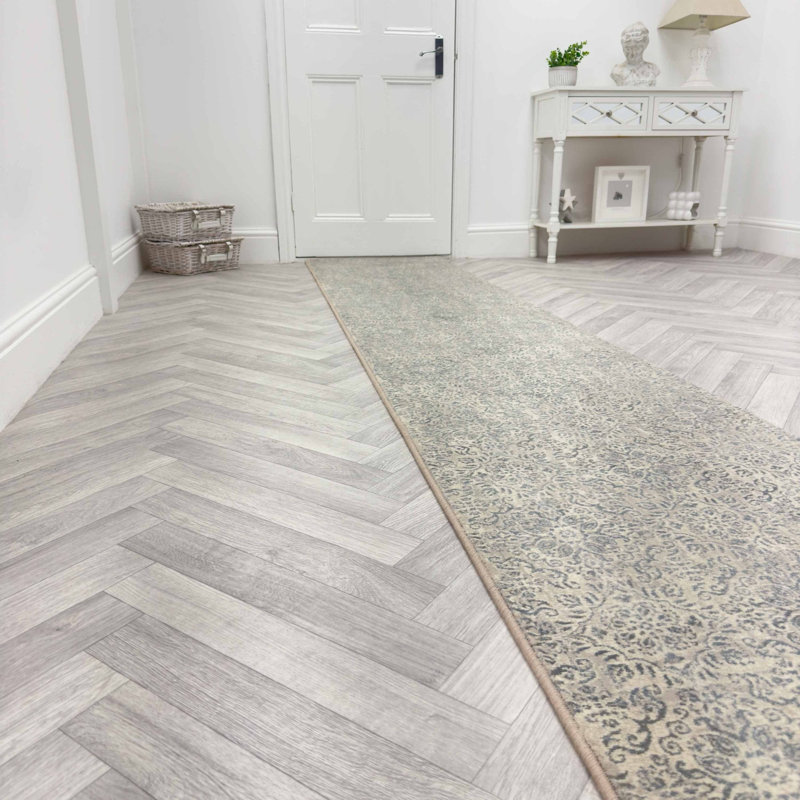 Runner Floral Area Rug, Runner 66 x 300 cm