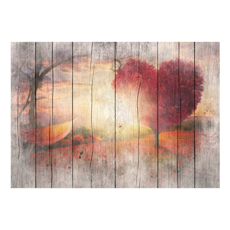 Eadey Textured Matte Peel & Stick Mural, 294 cm x 210 cm