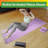 Wakeman Yoga Mat Towel and Gym Towel Set - 2-Piece Non Slip Set for Hot Yoga, Pilates, and Gym - 72” x 24” Sweat Absorbent and Quick Drying Blanket with Corner Pockets for Mats-220655157