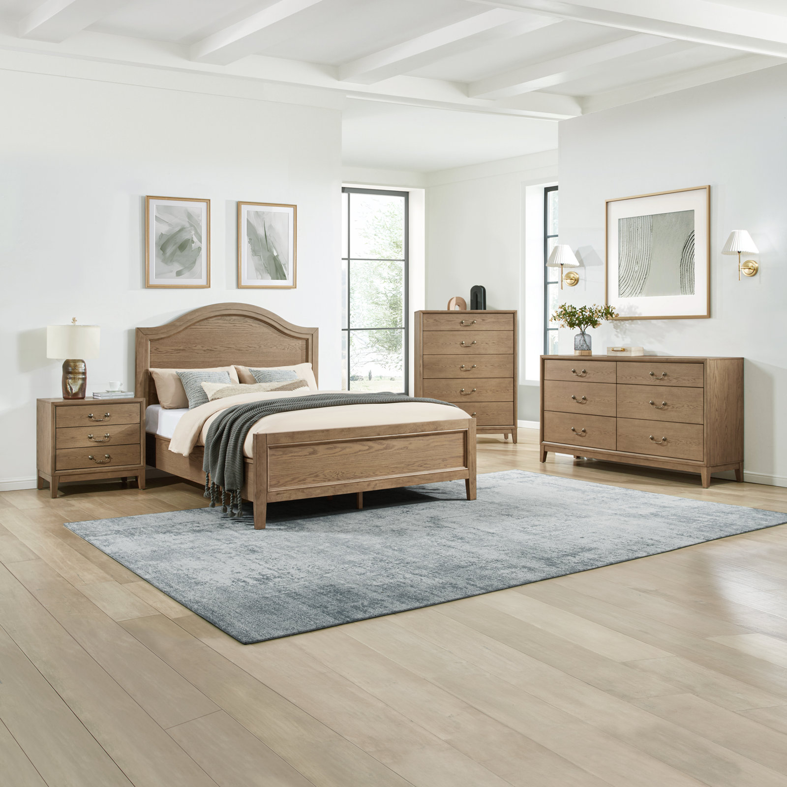 Bartlett Bed, Brown, King
