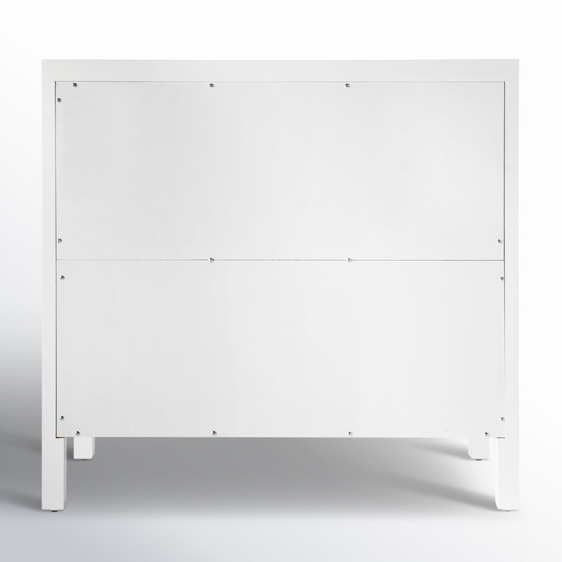 Nora 3-Drawer Chest, Smooth White
