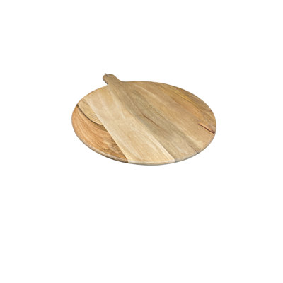 Mango Wood Round Board, 60Cm