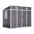 8ft W x 4ft D Pent Plastic Tool Shed