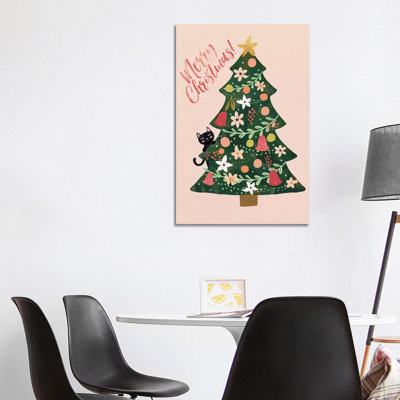 Xmas Pine by Mia Charro - Wrapped Canvas Gallery-Wrapped Canvas Giclée
