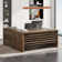 Biondi 62.2" Executive Desk with Mobile File Cabinet