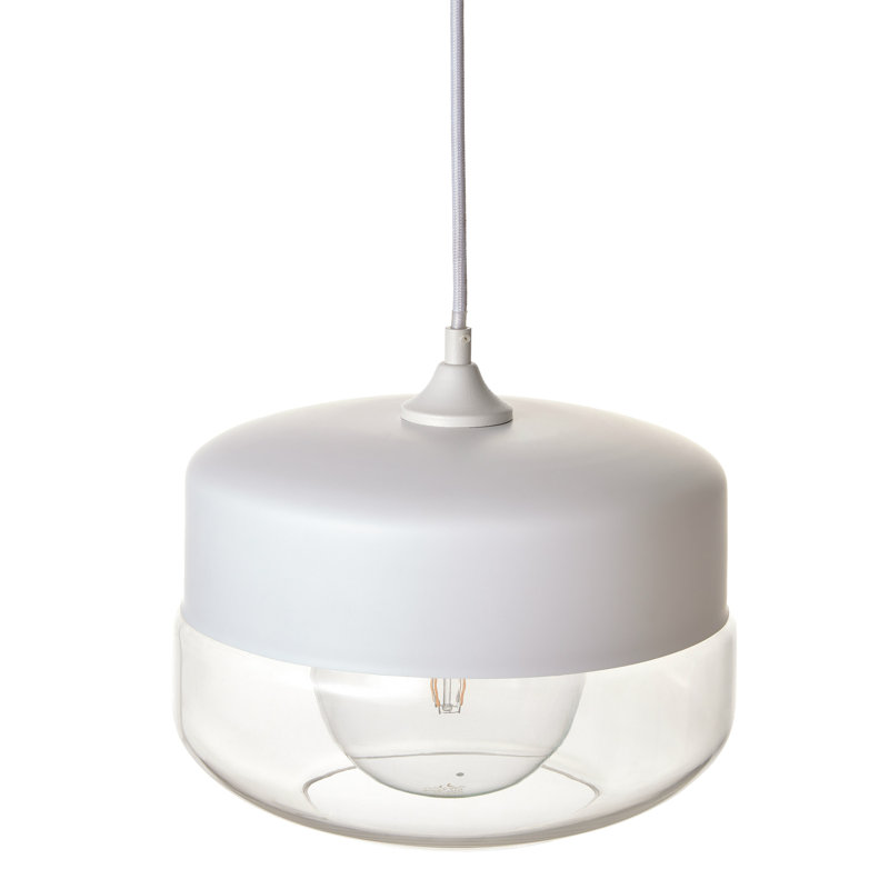 Glennon 1 - Light White Jar Pendant