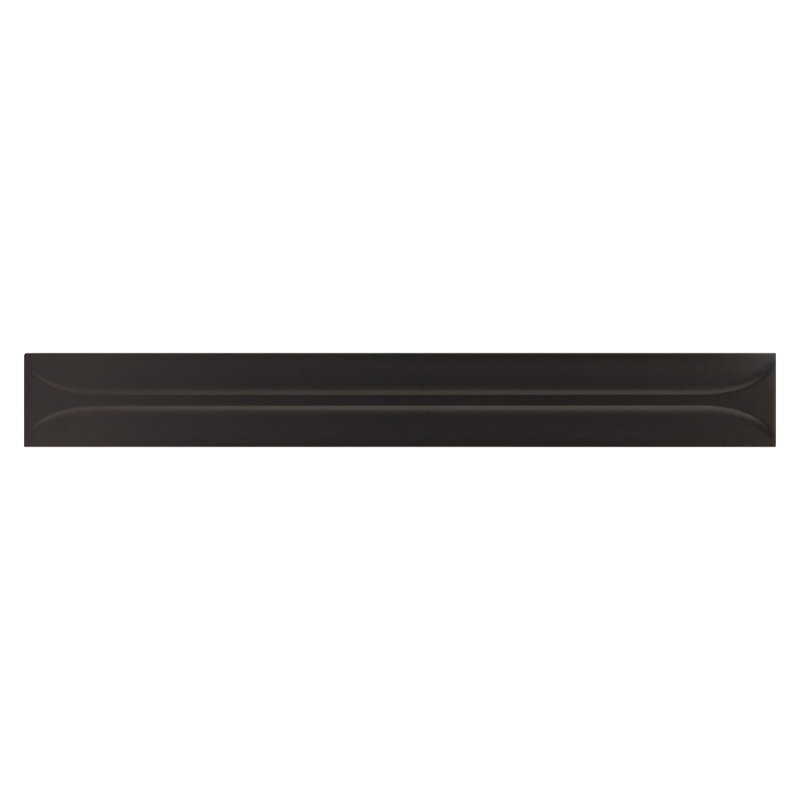 Pop 2X16 Deco Pattern Wall Tile, Graphite