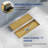 11.81" x 3.8" Linear Grid Shower Drain-110911446