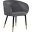 Chaise en velours Barrel-71228711