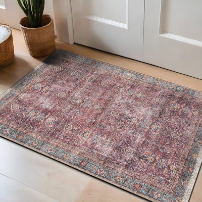 Tapis délavé délavé à la machine