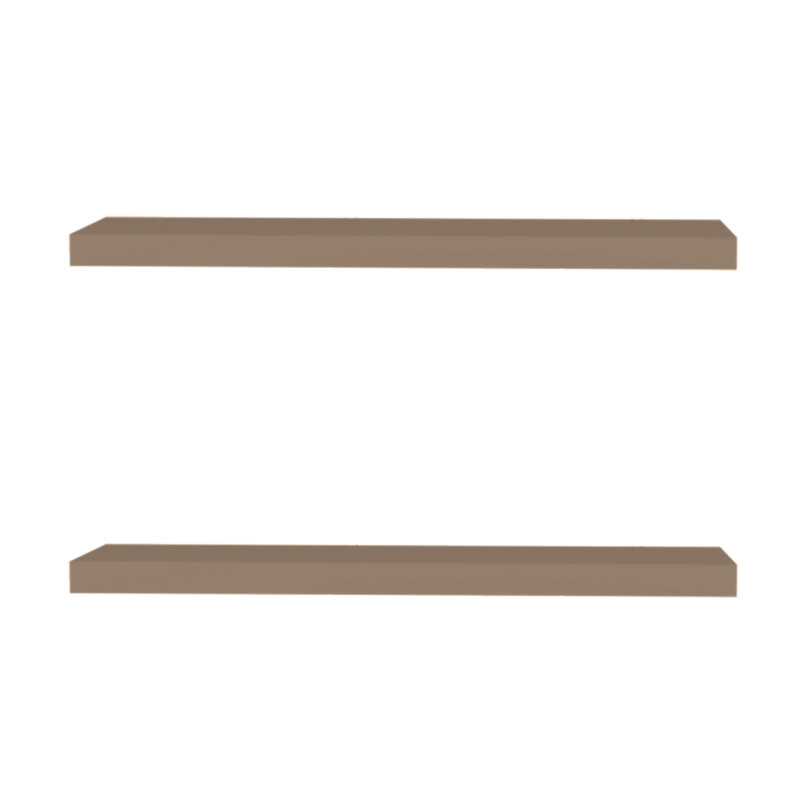 Floating Shelf, Taupe