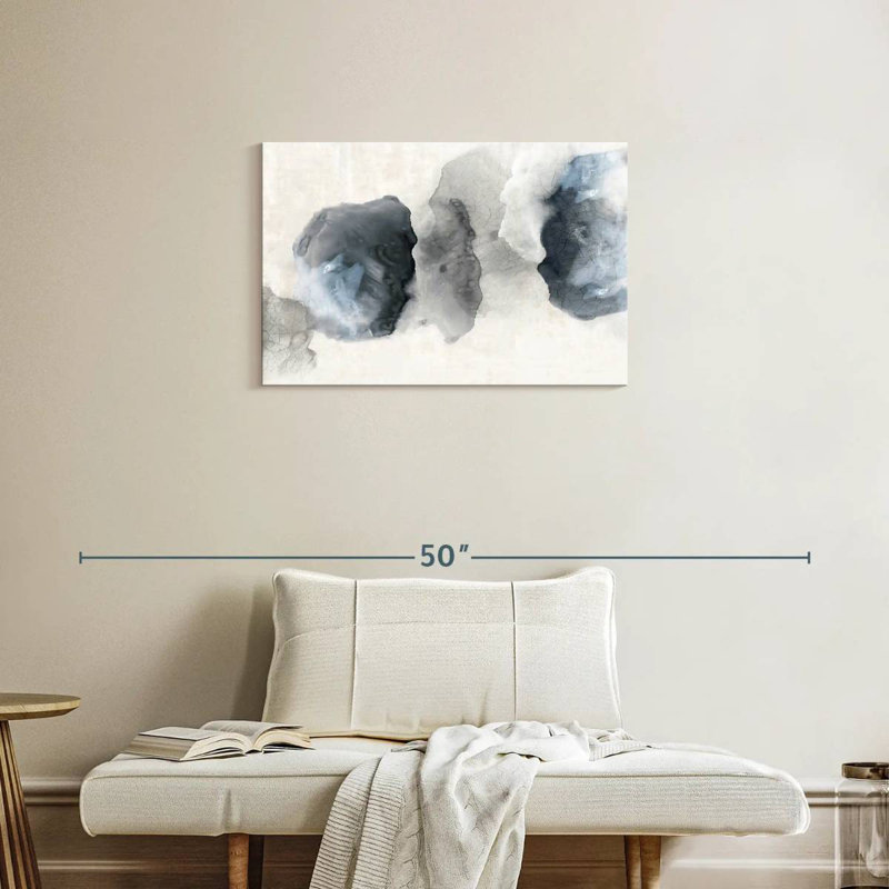 Avery Crackled Blue Rocks, 20" H x 30" W