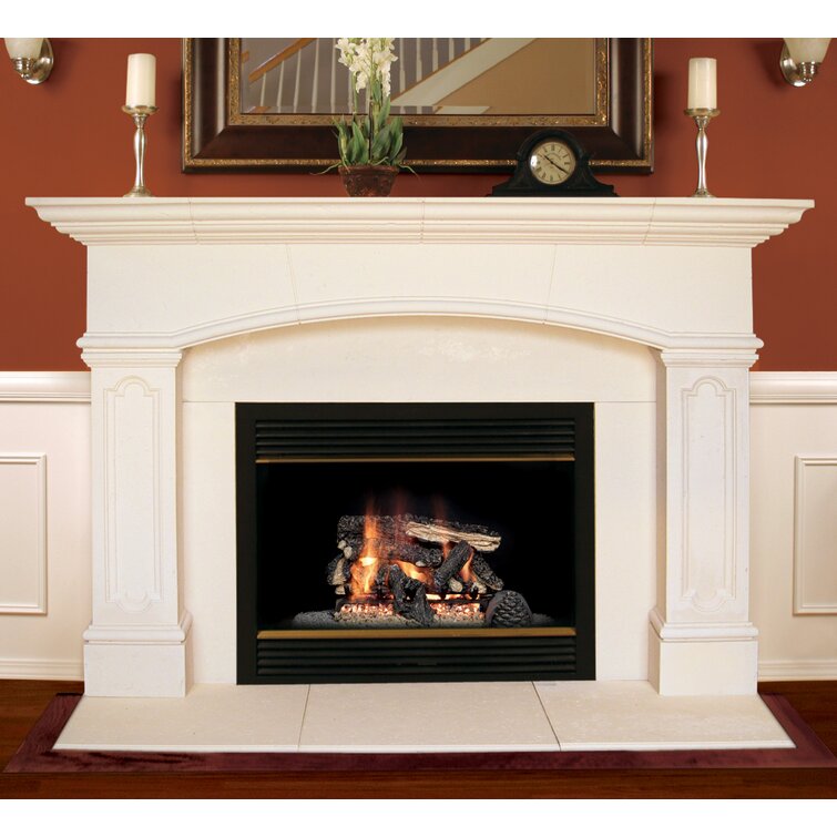 Americast Architectural Stone Abington Stone Fireplace Surround ...