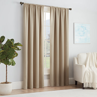 Rideau obscurcissant avec passe-tringle Eclipse Thermapanel