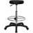 Ethelinda Adjustable Height Ergonomic Lab Stool with Footring Wheels