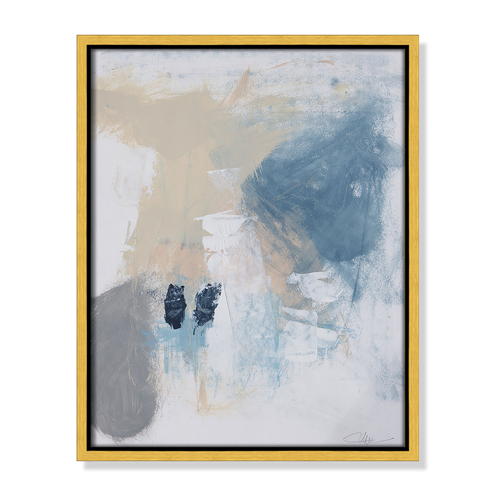 Coastal Carnival II Print by Casa Fine Arts, No Mat, 15.5" H x 12.5" W x 2" D, Gold Floater Framed Canvas
