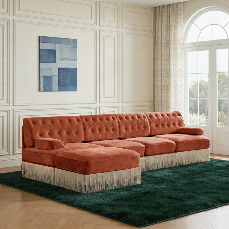 Canapé Chesterfield 135,6 po
