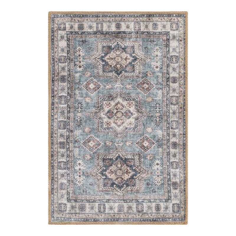 Marquavius Performance Chenille Floral Indoor Rug, Rectangle 2' x 3'1"