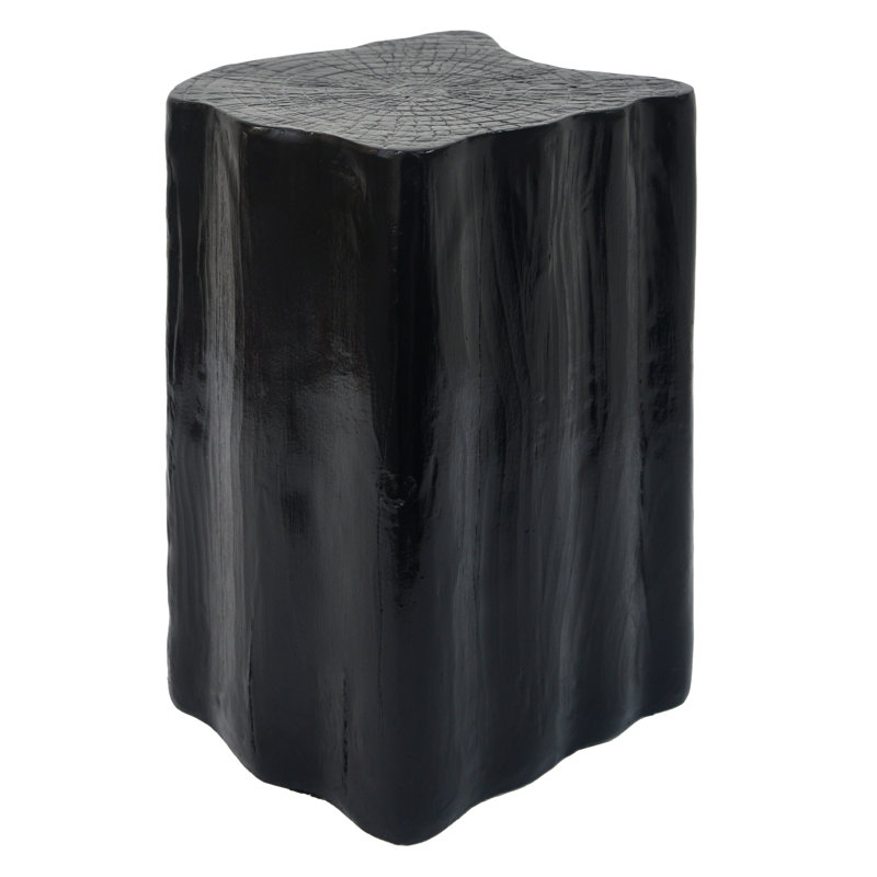 21 Irregular End Table, Black Colour, Split Design For Indoor And Outdoor Living, Made Of 85% 15% Fibreglass, Easy Handling Table With Design, Small Space Use, Fibreglass Materials