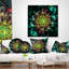 Coussin de fleurs en fractale brillante perfect-30719969-30719973