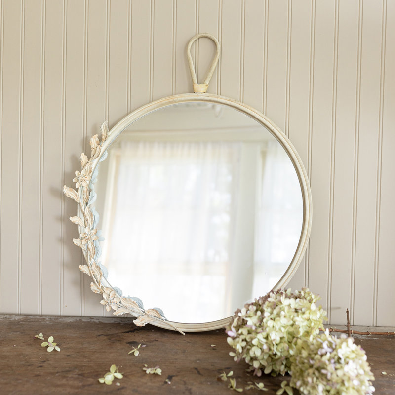 Jakevious Metal Round Wall Mirror