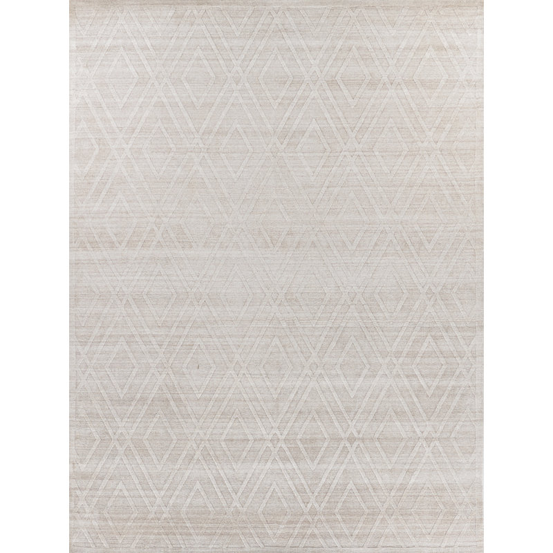 Castelli Wool and Viscose Geometric Indoor Rug, Rectangle 12' x 15'