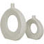 2 Piece Stoneware Table Vase Set-71134082-71134081