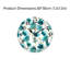 Décoration murale bleu sarcelle 12 x 12 pouces, bleu sarcelle