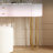 Jahnea Vanity-Elegant Set: Saddle Leather-Finished Top Vanity Table & Stool, Stainless Steel Support, Reversible Installation, and Dimmable LED Mirror-996482008