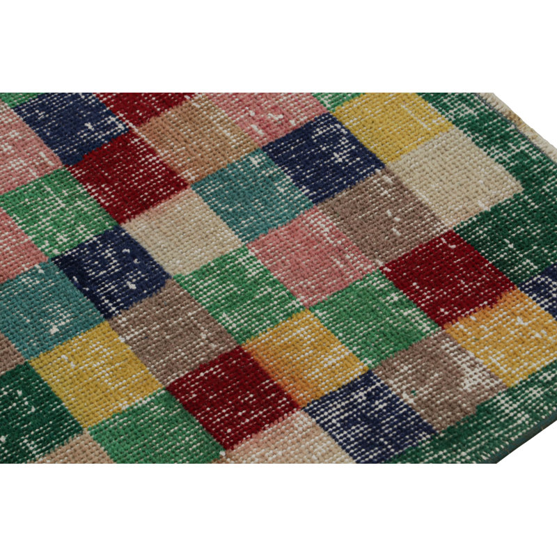 Wool Plaid Area Rug