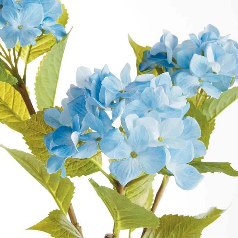 BRANCHES 31 po HYDRANGEA, ENSEMBLE DE 2, Bleu clair