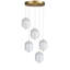 Luminaire suspendu DEL Peri, 5 lumières-107505134