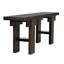 Console en bois massif 82 po Nabu