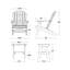 Ensemble Adirondack pliant 3 pièces avec table d'appoint Heritage-1267333200