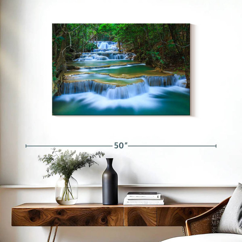 La cascade d'Erawan de Kerrick Kanchanaburi, H 24 po x l 36 po